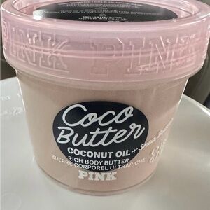 PINK Victoria's Secret Coco Butter Body Butter - Soft Pink, coconut oil and shea